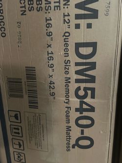Queen Mattress Memory Foam Brand New