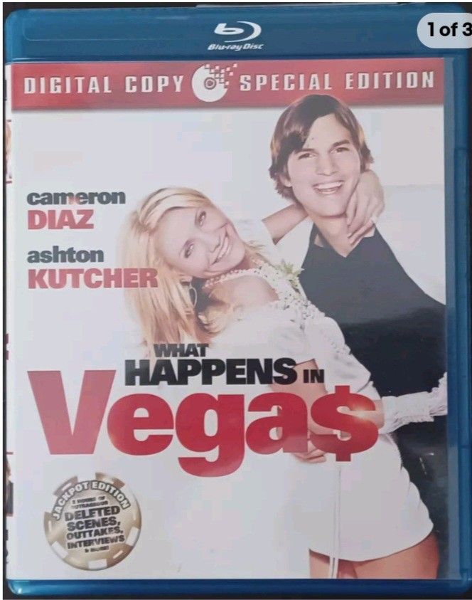 "What Happens in Vegas" Ashton Kutcher - Cameron Diaz ~ VERY GOOD -SHIPPING IS AVAILABLE