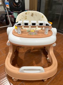 LIKE NEW Collapsible Mobile Infant Walker 3 Height w/ Lights Music Sensory Toys
