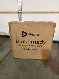 LifePro BioRemedy Infrared Sauna Blanket – Regular Size, Black