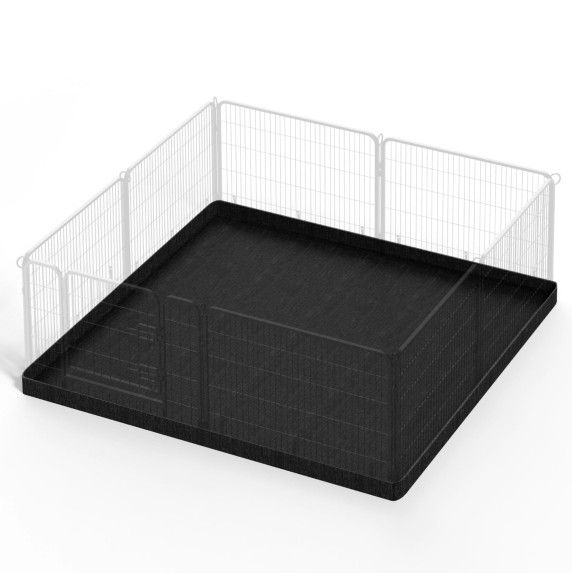 PJYuCien Dog Playpen Bottom Pad - Stabilize The Dog Play Pen, Easy To Clean And Waterproof, Fits Most 8 Panels 24 Inch Width Metal Dog Fence Square 48