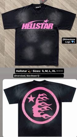 Rhinestone hell star tee