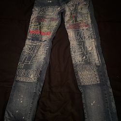 Men Skinny Staple Pigeon Jeans.