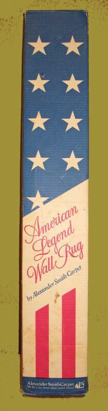 NEW Alexander Smith Rug BICENTENNIAL 1776 1976 Eagle Flag Liberty