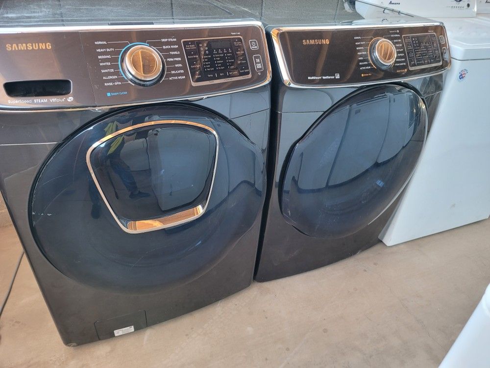 Samsung steam washers and dryer electric 