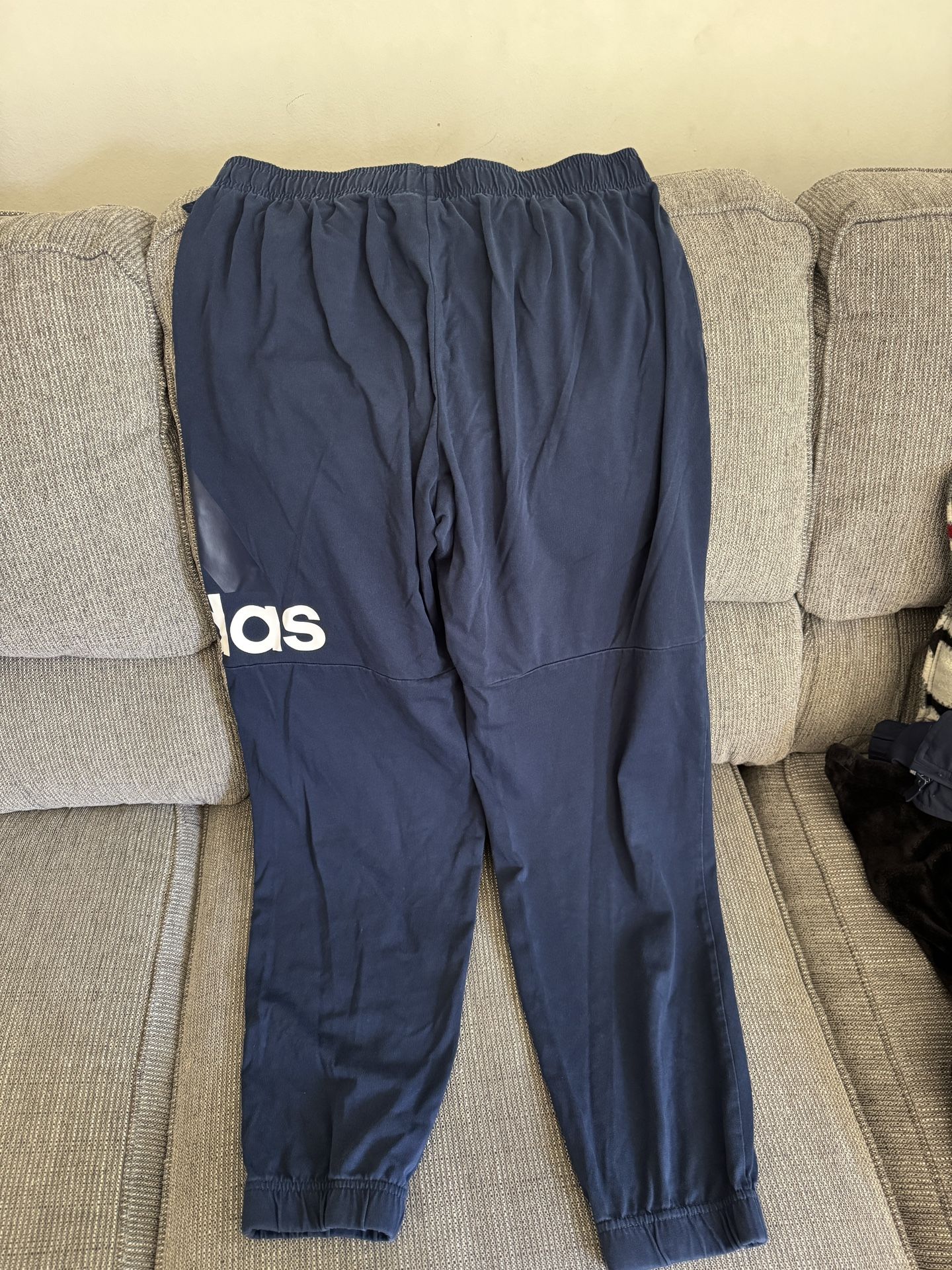 Adidas cotton joggers large
