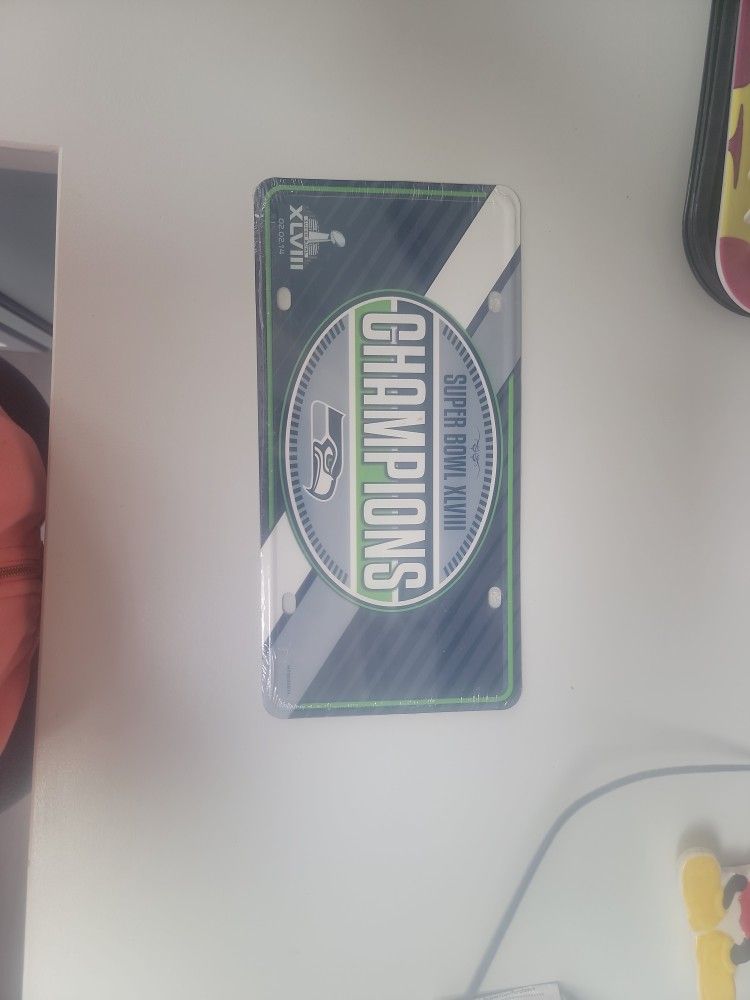 Seahawks Decorative Lisence Plate