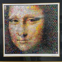 original Mona Lisa Mosaic by Neil Farkas