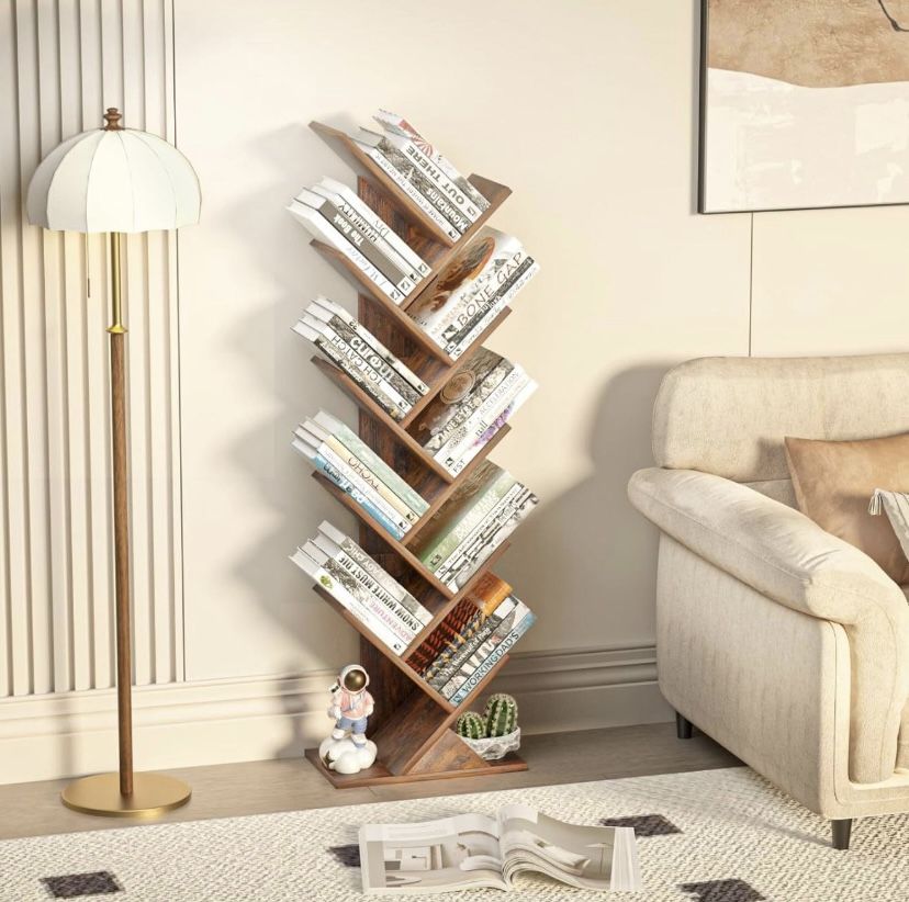 Home Decoration 10 Tier Tree Book Shelf ( Ask For Price)
