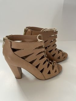 Size 6 1/2 Lace Up Heels 