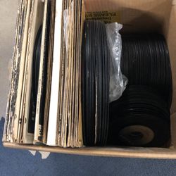Vinyl Records. Take The Whole Box. 