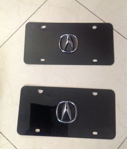 Acura license plate