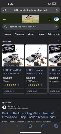 Back To Future Lego