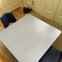 Adjustable Table And Two Chairs. 