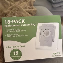 18 Pack Vacuum Bags for iRobot Roomba i7, i7+, i7Plus, i8, i8+, i3, i3+, i4, i4+, i6, i6+, s9, s9+, s9Plus, i and s Series Clean Base Automatic Dirt D