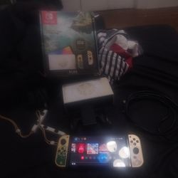 Zelda TOTK Switch Bundle – 8 Games + Accessories – Clean & Works Perfect