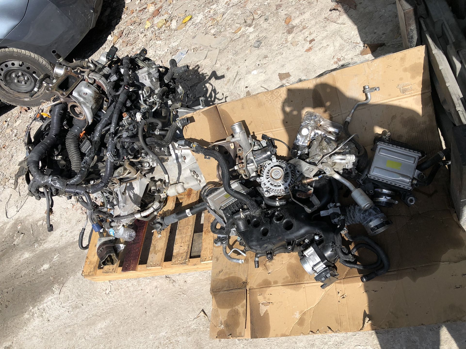 Awd Infiniti Q50 Engine For Parts Vr30 Turbo 3.0 Red Sport 