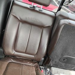 F-150 Platinum Interior Both Front Seats In The Back Seat