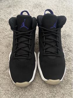 Air Jordan High-Top Sneakers Black Purple