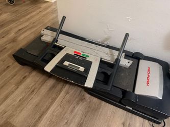 Used treadmill. Black color