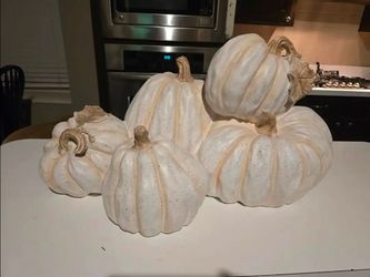 Large ceramic pumpkins