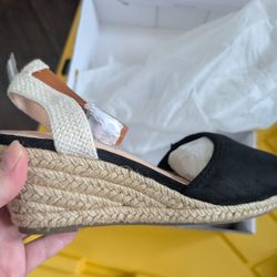 Two Pairs Of Women's Size 7 Wedges Brand New
