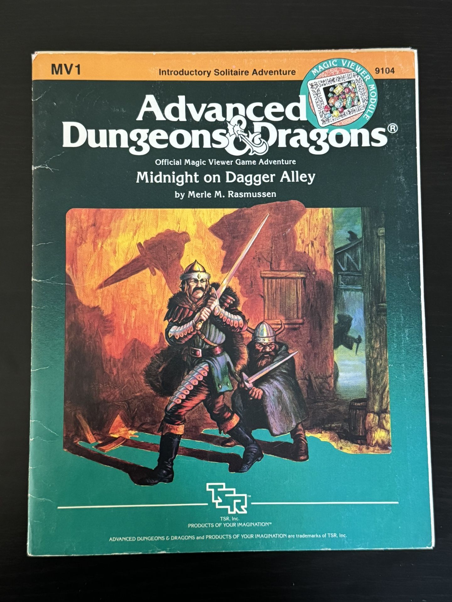 Dungeons & Dragons Module MV1 - Midnight on Dagger Alley 1984 TSR#9104 No Viewer