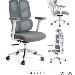 New ESaure Ergonomic Office Chair 500 LBS Home Mesh Office Chair Comfortable Gaming Desk Chairs Adjustable 90-125° Tilt Rolling Computer Chair