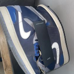 Jordan 1 mid craft obsidian 