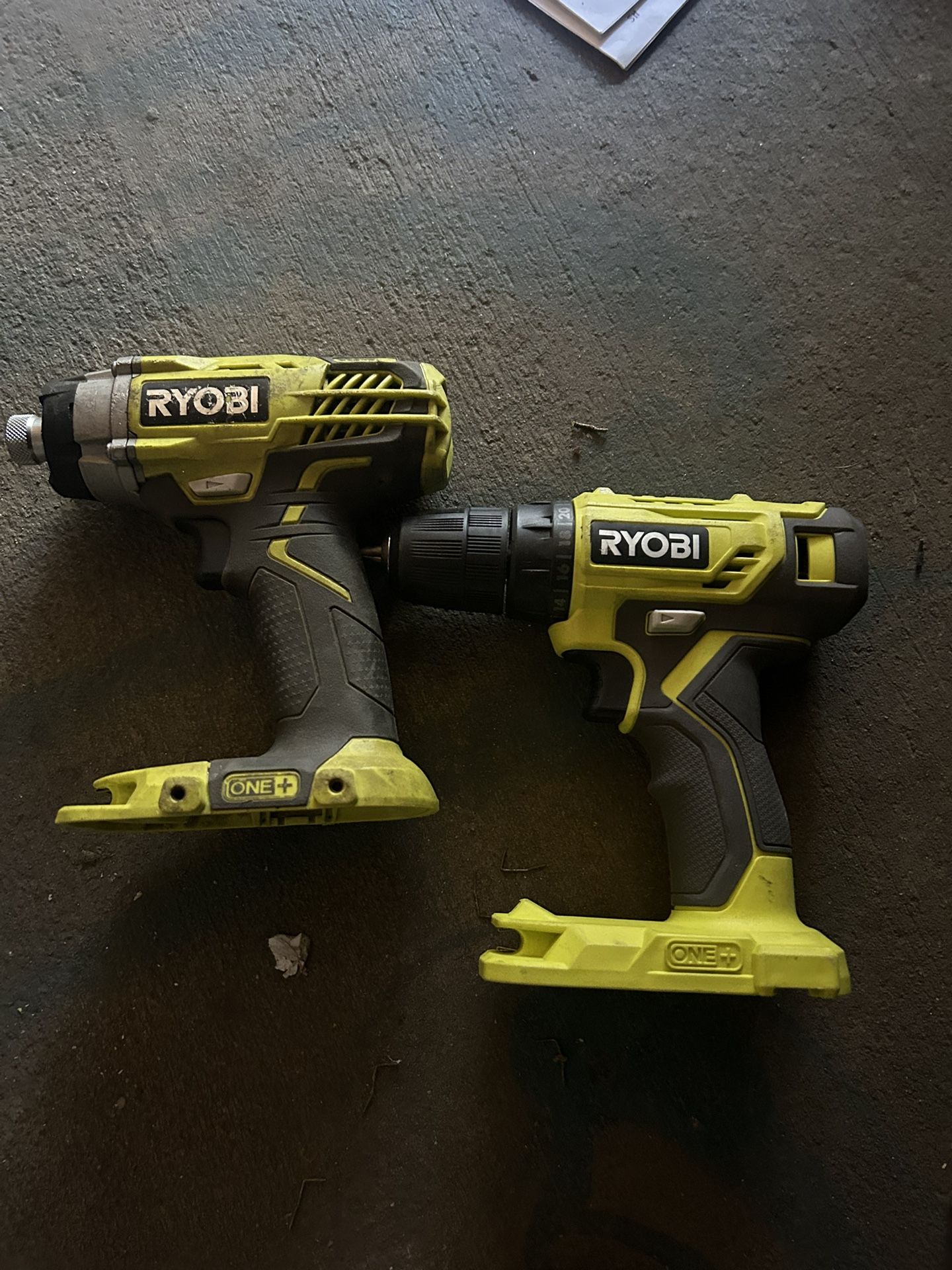 Ryobi Impact And Drill No Batteries