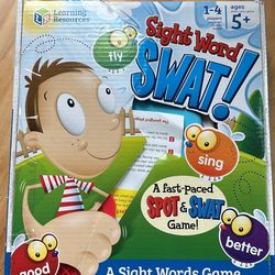 SWAT A SIGHT WORDf GAME