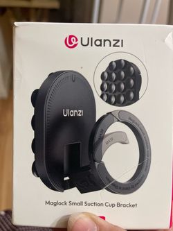 Ulanzi MA39 MagLock Magnetic Phone Holder with Suction Cup, 3-in-1 Desk, Laptop & Wall Mount Stand for Smartphones