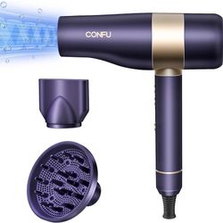 CONFU Negative Ionic Hair Dryer, Equipped with a 110,000 RPM Brushless Motor