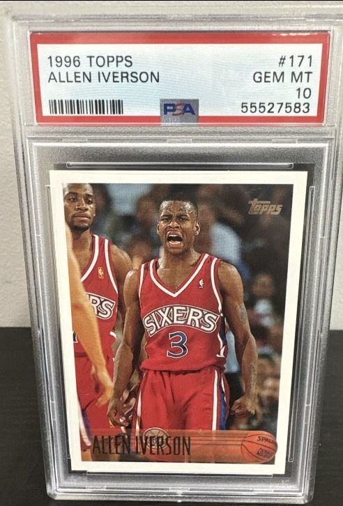 Allen Iverson Rookie Card PSA 10