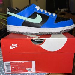 Nike Dunk Low Crater Blue Black (GS) - 7Y