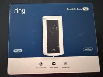 Brand New unopened Ring Spotlight Cam Pro 2nd Gen Plug in