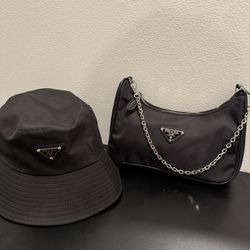 Prada Hat & Bag 