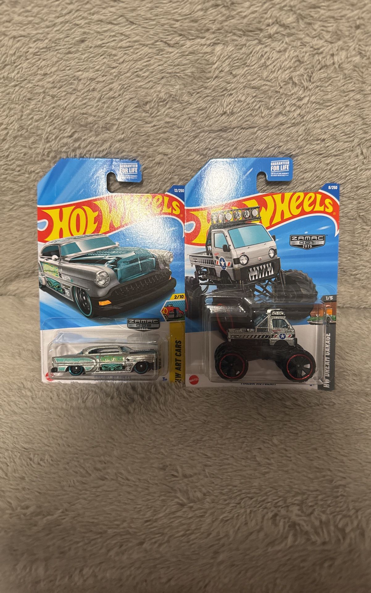 Hot Wheels 2025 ZAMAC Mazda Autozam and Custom ‘53 Chevy
