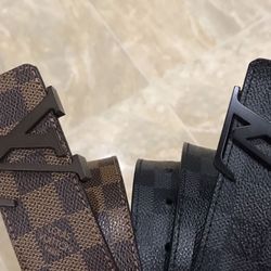 Louis Vuitton Initiales damier belt $400 