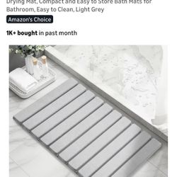 Foldable Stone Bath Mat