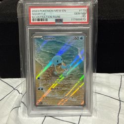PSA 10 151 illustration rare squirtle