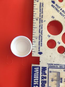 Twelve 1 inch Plastic Chair Tips Feet Caps