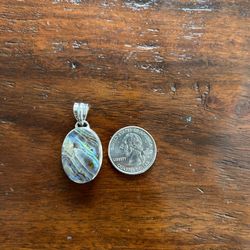 Abalone Stone Pendant 