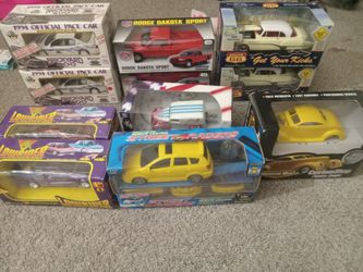 Vintage toy cars, pull back, remote control, die cast, plastic