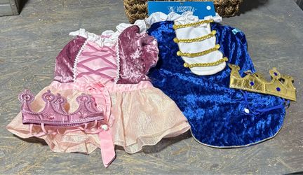 Halloween Large Princess & Prince Costume Set