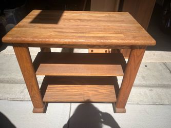Side Table on Wheels