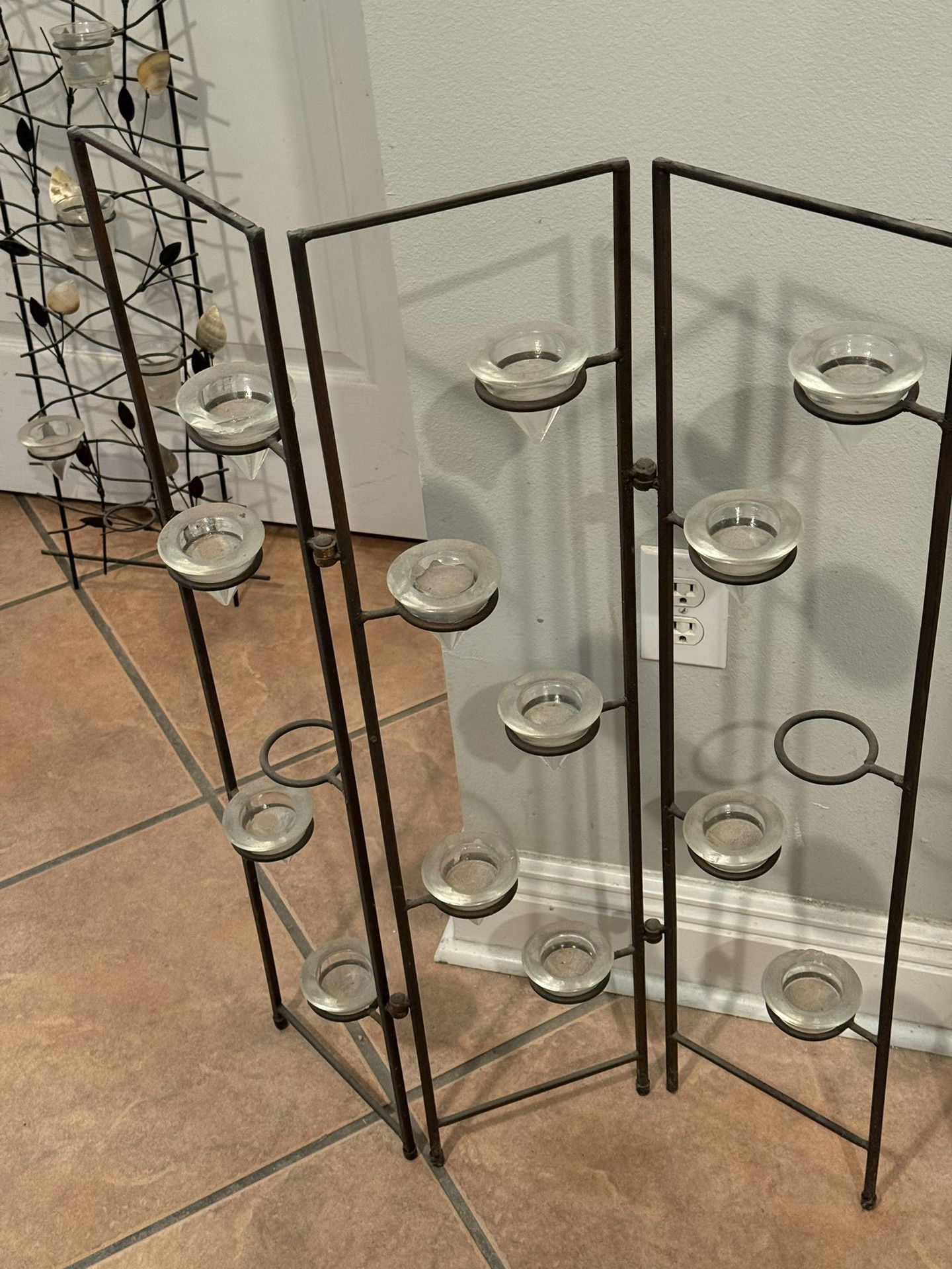 metal votive candle holder / tealight candle stand,