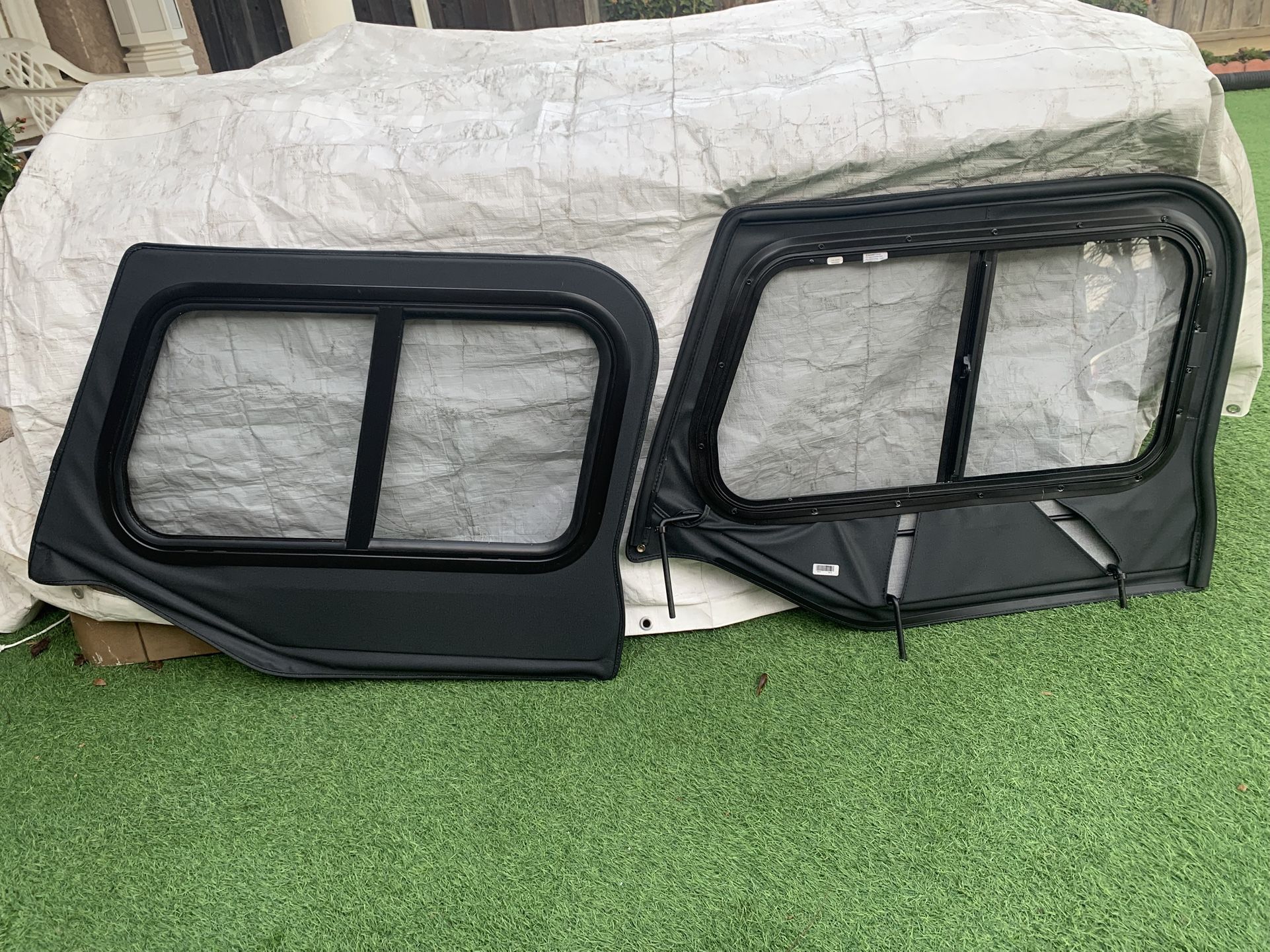 Jeep Bestop Upper Door Slider Glass Window