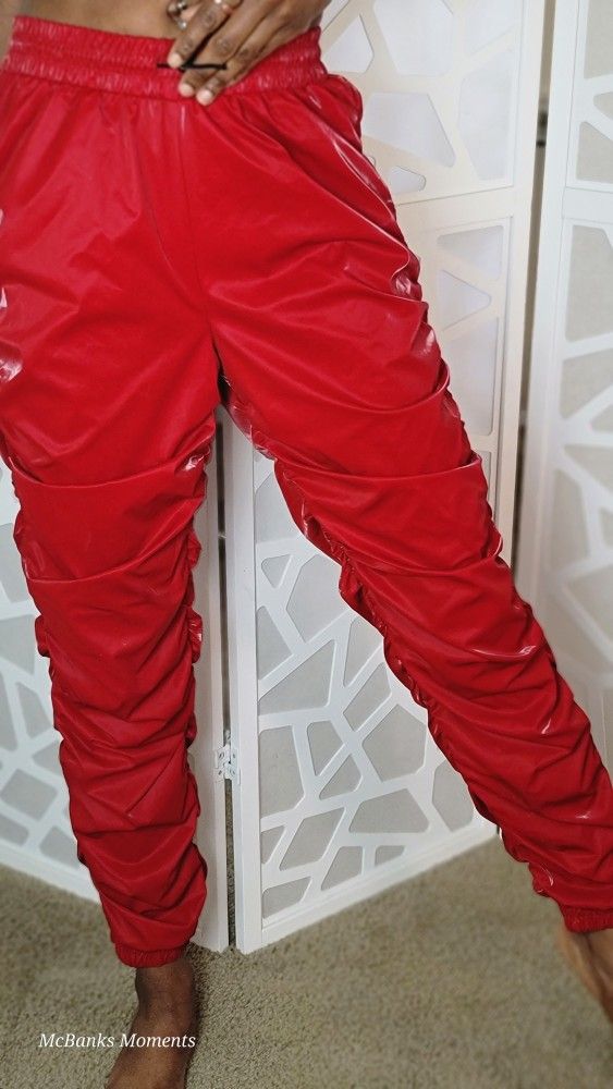 Red Joggers