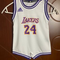 Adidas Infant Los Angeles Lakers Kobe Bryant Replica Jersey White 12M